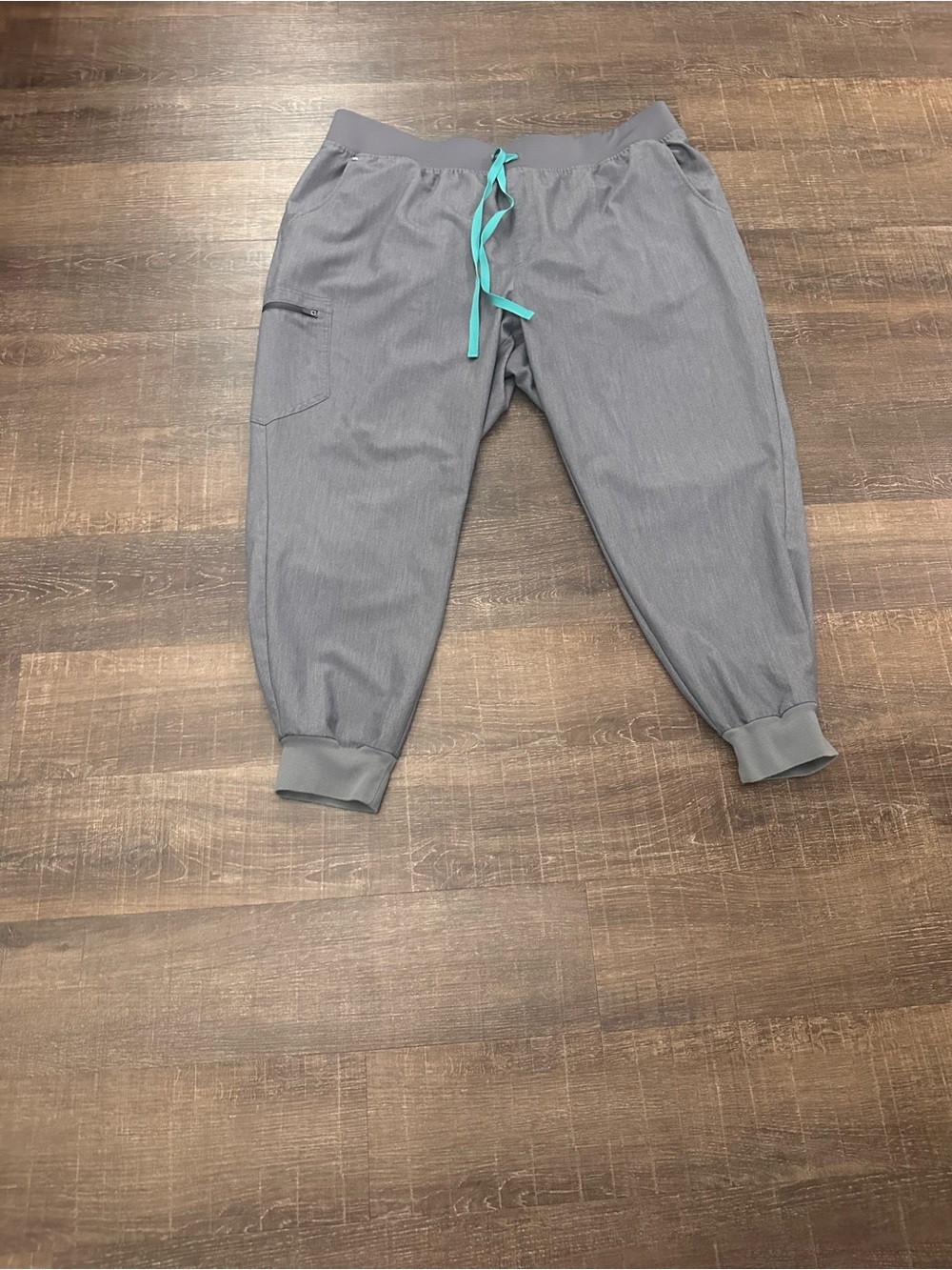 FIGS Zamora High Rise Jogger Graphite Scrubs Size 4XL